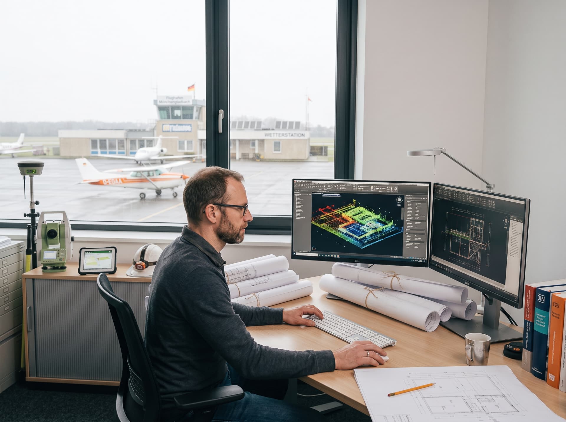 Auswertung einer 3D-Punktwolke am CAD-Arbeitsplatz